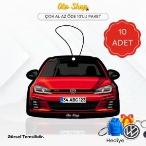 10 Adet Kişiye Özel Araç Oto Kokusu