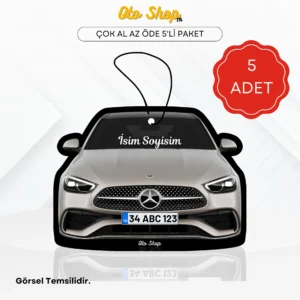 5 Adet Kişiye Özel Araç Oto Kokusu