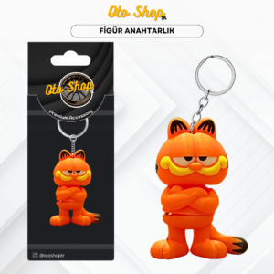 Garfield Figür Anahtarlık & Çanta Süsü